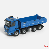 106600050-3 Масштабная модель Самосвал Mercedes-Benz Arocs 8x4 (синий) в масштабе 1 50