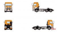 01-5588 Масштабная модель Седельный тягач ISUZU в масштабе 1 50