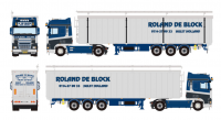 01-4737 Масштабная модель Шторный прицеп DAF 95XF SUPER SPACE CAB 4X2 в масштабе 1 50
