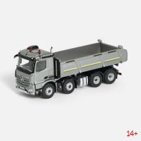 106600050-1 Масштабная модель Самосвал Mercedes-Benz Arocs 8x4 (серый) в масштабе 1 50