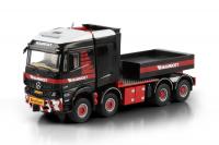 410334 Масштабная модель Седельный тягач с платформой MERCEDES-BENZ AROCS MP5 SLT STREAM SPACE 8X6 в масштабе 1 50