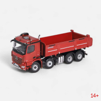 106600050-2 Масштабная модель Самосвал Mercedes-Benz Arocs 8x4 (красный) в масштабе 1 50