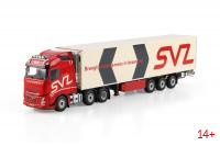 01-5287 Масштабная модель Рефрижераторный прицеп VOLVO FH AERO GLOBETROTTER 6X2 в масштабе 1 50