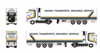01-5333 Масштабная модель Рефрижераторный прицеп SCANIA R HIGHLINE CR20H 4X2 в масштабе 1 50