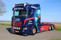 01-5268 Масштабная модель Седельный тягач SCANIA R NORMAL CR20N RIGED TRUCK WITH HOOKLIFT SYSTEM 6X2 в масштабе 1 50 