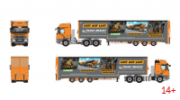 01-5420 Масштабная модель Тентованный прицеп MERCEDES-BENZ ACTROS MP3 L 6X4 в масштабе 1 50