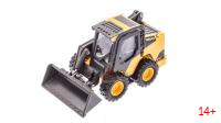 300001 Масштабная модель колесного мини-погрузчика Volvo Skid steer в масштабе 1:50