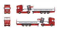 01-5343 Масштабная модель Рефрижераторный прицеп SCANIA R HIGHLINE CR20H 4X2 в масштабе 1 50