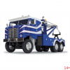 10-4278 Масштабная модель Сине-белый эвакуатор Kenworth Bullnose Wrecker сувенирная продукция в масштабе 1 34