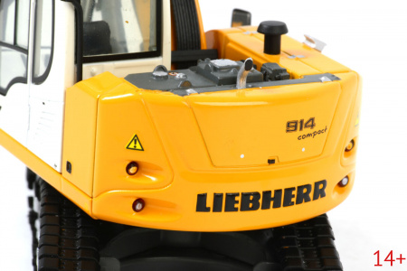 04-1125 Масштабная модель Liebherr R 914 компактный гусеничный экскаватор желтый в масштабе 1:50