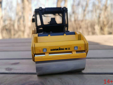 40606 Масштабная модель Lonking LG512DD дорожный каток в масштабе 1:35