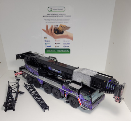 959/26 Масштабная модель Liebherr LTM1250-5.1 "Rivex" мобильный кран черный 1:50