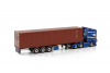 01-3891  Масштабная модель SCANIA R HIGHLINE 6X2 Контейнерный прицеп в масштабе 1 50