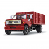 10-4253 Масштабная модель Красный Chevrolet C65 1970-Х Годов Зерновоз С Грузом Кукурузы сувенирная продукция в масштабе 1 34