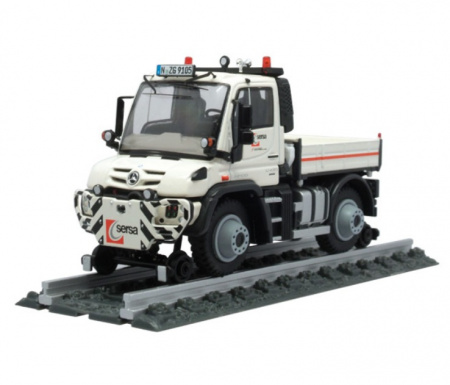9105/01 Масштабная модель Локомобиль Mercedes-Benz Unimog U400 "Sersa" в масштабе 1:50