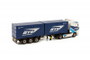 01-3922 Масштабная модель DAF XG 4X2 - 3 ОСНЫЙ + 2 КОНТЕЙНЕРНЫХ ПРИЦЕПА 20-ФУТОВЫХ в масштабе 1:50