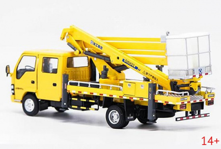75142 Масштабная модель автовышки XCMG GKH23 белый в масштабе 1:35