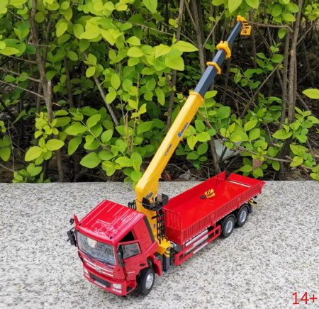 40805 Масштабная модель XCMG GSQS 350-5 с краном-манипулятором 1:35 | Коллекционная модель спецтехники | Готовый подарок
