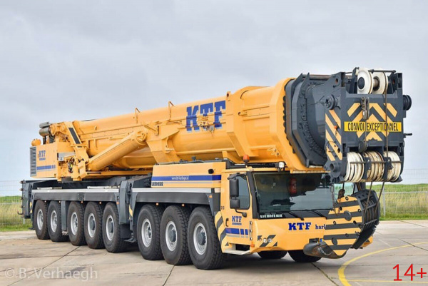 51-2196 Масштабная модель Автокран LIEBHERR LTM 1500-8.1 в масштабе 1 50