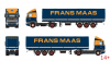 01-5455 Масштабная модель Тентованный прицеп DAF 95 COMFORT CAB 4X2 в масштабе 1 50