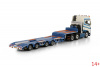 01-4311 Масштабная модель VOLVO FH5 GLOBETROTTER 6X2 4-осный самоходный полуприцеп с низкой погрузкой в масштабе 1:50