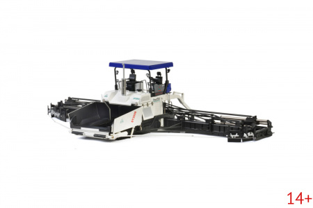 61-2005 Масштабная модель POWER DT2000 PAVER BLUE/WHITE Асфальтоукладчик сувенирная продукция в масштабe 1:50