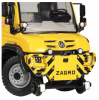 9104 Масштабная модель Локомобиль маневровый Mercedes-Benz Unimog U400 ZW "Zagro" в масштабе 1:50