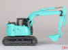 2220-02 Масштабная модель Гусеничный экскаватор Kobelco SK135SRLC-7 в масштабе 1 50