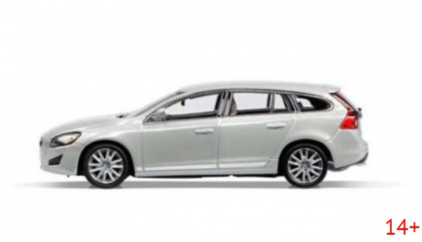 vfl1813 Масштабная модель автомобиль Volvo Вольво V60 белый в масштабе 1 43