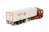 01-4081 Масштабная модель SCANIA STREAMLINE HIGHLINE 4X2 фургонный полуприцеп - 3 осный в масштабе  1:50