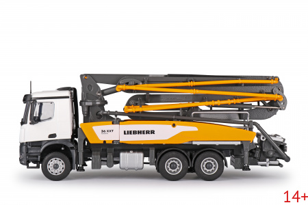 78245-0 Масштабная модель Liebherr 36XXT автобетононасос на Mercedes-Benz Arocs 3-achs в масштабе 1:50