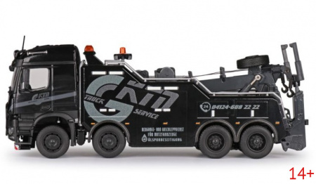 78198/01 Масштабная модель Эвакуационная машина Empl Bison на Mercedes-Benz Arocs L Stream Space в масштабе 1:50
