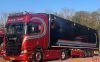 89222 Масштабная модель Тентованный прицеп Patrick van der Mark Scania NGR в масштабе 1 50