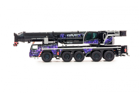 959/26 Масштабная модель Liebherr LTM1250-5.1 "Rivex" мобильный кран черный 1:50