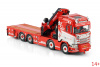 01-4444 Масштабная модель Манипулятор SCANIA R NORMAL CR20N 8X4 С FASSI 1100 + СТРЕЛА в масштабе 1 50