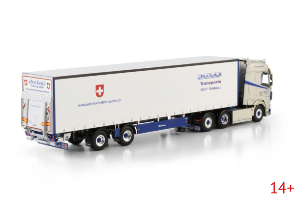 02-3601 Масштабная модель Тентованный прицеп DAF XG 6X2 в масштабе 1 50