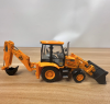 13135 Масштабная модель экскаватора погрузчика JCB 3CX в масштабе 1/50