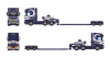 01-4898 Масштабная модель Низкорамный трал SCANIA S HIGHLINE CS20H 6X4 в масштабе 1 50