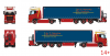 01-5516 Масштабная модель Тентованный прицеп DAF XG+ 4X2 в масштабе 1 50