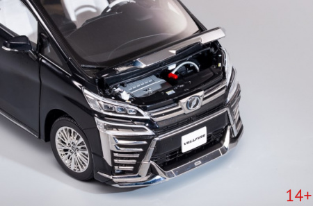 VAKF-0301 Масштабная модель Toyota Vellfire в масштабе 1:18 (левый руль)