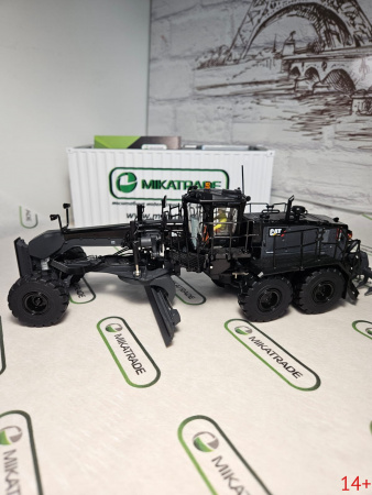 85522 Масштабная модель Cat 18M3 Автогрейдер специальная ограниченная серия в черном цвете масштабе 1:50