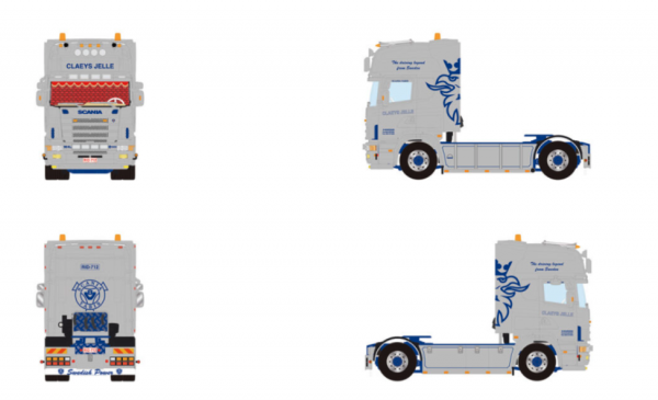 01-5179 Масштабная модель Седельный тягач SCANIA 4 SERIES TOPLINE 4X2 в масштабе 1 50