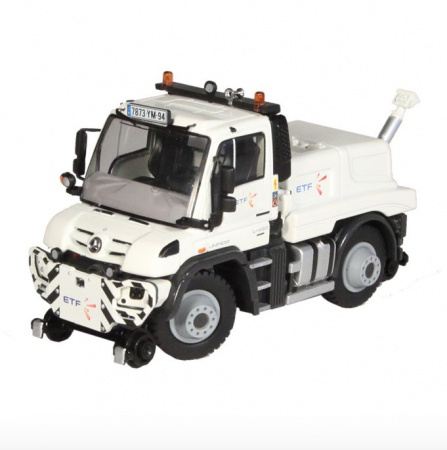 9104/03 Масштабная модель Маневровая машина Mercedes-Benz Unimog U400 ZW "ETF" в масштабе 1:50