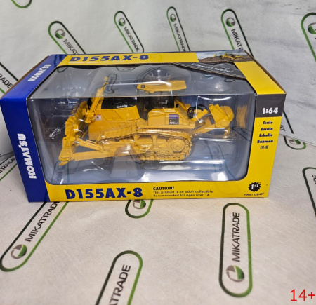 60-0325 Масштабная модель Komatsu D 155 AX-8 Бульдозер с рыхлителем в масштабе 1:64