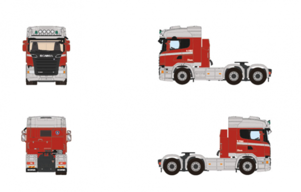 01-5482 Масштабная модель Седельный тягач SCANIA STREAMLINE HIGHLINE 6X4 в масштабе 1 50