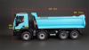 15052 Масштабная модель 8X4 IVECO RC Самосвал синий RTR версия Б в масштабе 1:14