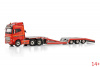 01-4435 Масштабная модель Низкорамный трал VOLVO FH5 GLOBETROTTER 6X2 3-осный в масштабе 1 50