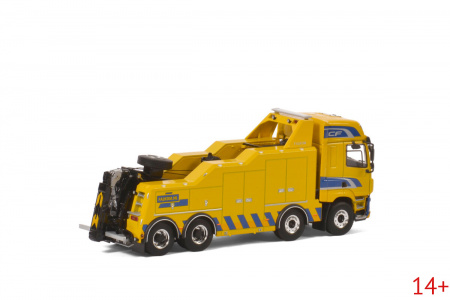 04-2005 Масштабная модель Грузовой эвакуатор DAF CF SPACE CAB 8X4 в масштабе 1 50