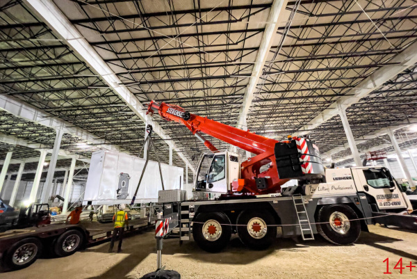 51-2198 Масштабная модель Автокран LIEBHERR LTF 1060-4.1 в масштабе 1 50