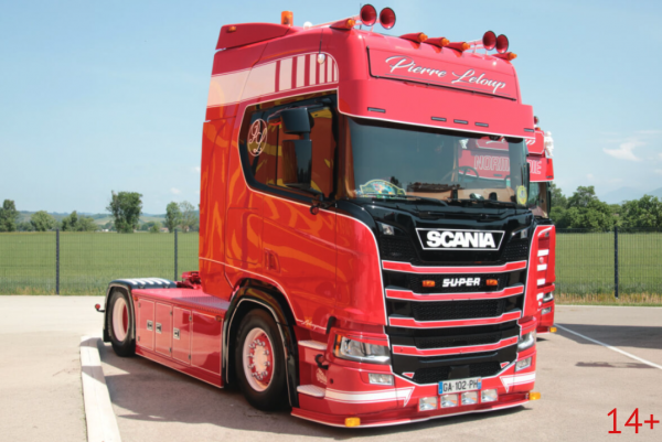 01-5556 Масштабная модель Седельный тягач SCANIA R HIGHLINE CR20H 4X2 в масштабе 1 50